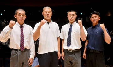 【高校野球神奈川大会・抽選会】第1シード4校が意気込み　横浜主将・阿部葉「三度目の正直で必ず優勝する」