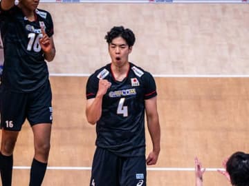 男子日本代表　宮浦がチーム最多の19得点　セルビアにストレート勝ちでVNL2勝目