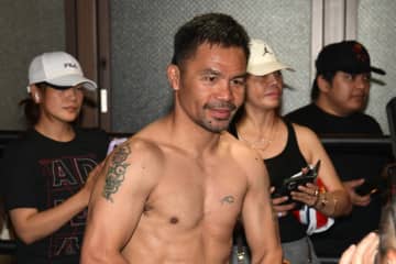 ４６歳パッキャオ「電光石火のパンチ」など圧巻の練習映像を公開　トレーナーも太鼓判