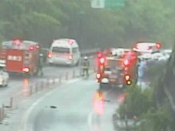 【伊豆縦貫道】東駿河湾環状道路 長泉町内で横転事故 一部通行止め解除（15日09:00現在）
