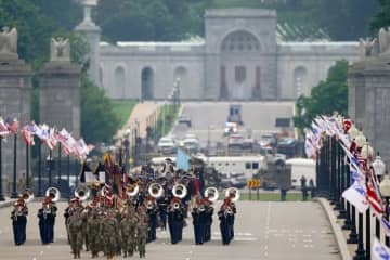 米首都で陸軍創設２５０年を祝うパレード、トランプ氏の誕生日に