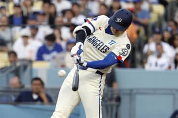 【MLB】大谷翔平、24号先頭打者アーチに“マニア”は「当然のこと」　本拠地騒然の178キロ弾、公式記者は史上2位記録に注目