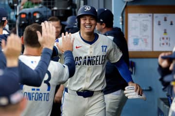 大谷翔平、お目覚め24号を届けた“相手”　さすがの千両役者ぶりに納得「いつも凄すぎ」