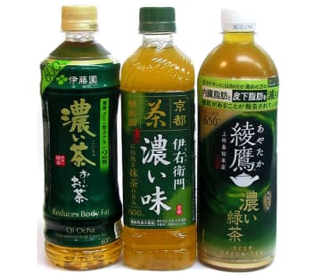 濃い系緑茶飲料に勢い　「お～いお茶」「伊右衛門」「綾鷹」が拡大　好調要因は健康感と独特の味わい