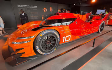 ヒョンデ、ジェネシスでのル・マン24時間参戦に向けプロトタイプモデルを展示 市販モデルとの共通性をデザイン