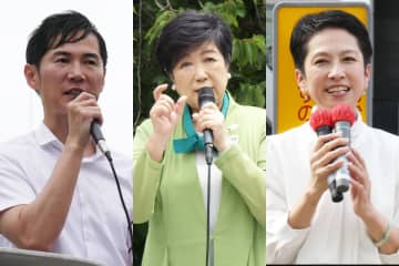 【都議選】「小池百合子 vs 石丸伸二 vs 蓮舫」１年前に都知事選を争った三者が訴える〝主張〟の中身
