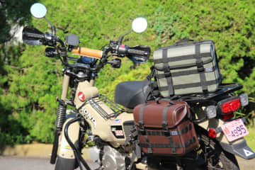 クラシカルなバイクに最適！“ちょうどいい”サイズ感と高い防水性を兼ね備えたK3「ウォーター・プロテクト・サイドバッグWP02・WP03」