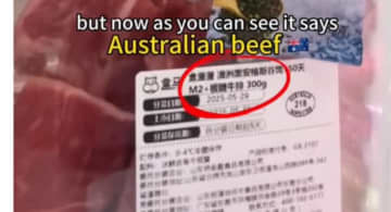 スーパーからアメリカ産牛肉が姿を消した……。「ありがとうトランプ」中国在住の女性が動画を投稿