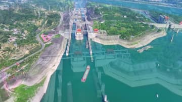 中国・長江上流ダム群、年初来の補水量が380億立方メートルに