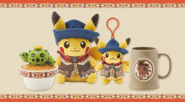 ピカチュウ＆ドロバンコの西部劇風グッズが登場　本革ピカチュウやバンダナ・ハットなど暑い日に映えそう