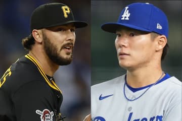 「一歩抜きん出つつある」サイ・ヤング賞争いに米メディア見解「スキーンズと山本の一騎打ちのようにみえていたが…」
