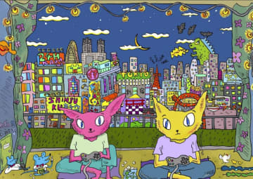 【伊勢丹新宿店】新宿で初の個展『鰐部マリエ作品展』が6月25日より開催！「新宿」をテーマにした新作シリーズも