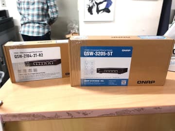 QNAPの10GbE対応アンマネージドスイッチが2モデル入荷