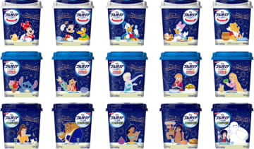 「明治ブルガリアヨーグルト」各種 期間限定ディズニーデザインパッケージ 6月下旬より順次販売／全国