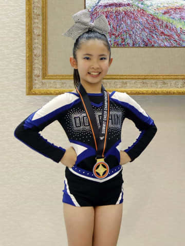 横須賀の小学5年生女児、チアで世界一　　笑顔で「練習の成果を発揮」　