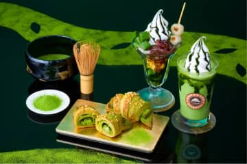 “サンマルクカフェ×祇園辻利”が再コラボ！宇治抹茶尽くしのプレミアムチョコクロも