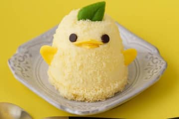 名古屋のひよこ型スイーツ「ゆずぴよりん」柚子ジュレ＆ババロアの爽やかな初夏限定ケーキ