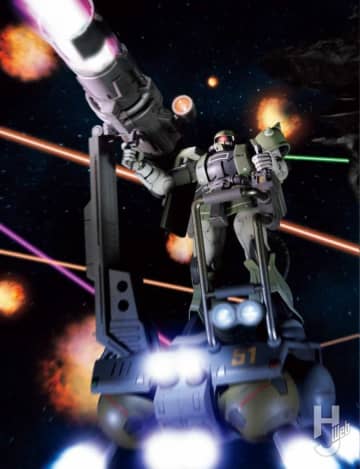 メガハウス マシンビルドシリーズより「スキウレ」がまさかの立体化！設定画稿をモチーフにHGUC ザクIIとともに製作！