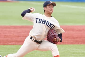 胴上げ投手となった東北福祉大・桜井がアピールに成功！ 青山学院大・中西も順調に成長【全日本大学野球選手権で評価を上げた投手たち】＜SLUGGER＞