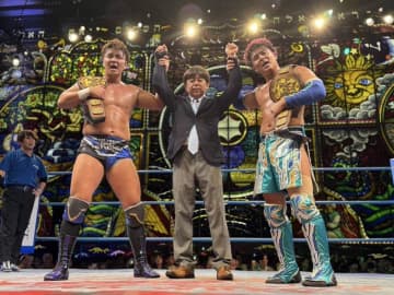 【全日本】青柳優馬＆亮生兄弟がアジアタッグ王座戴冠「歴史と新時代をどんどん作って行こうじゃないか」
