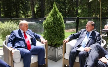 【速報】日米首脳が会談し関税交渉の継続を確認　合意には至らず