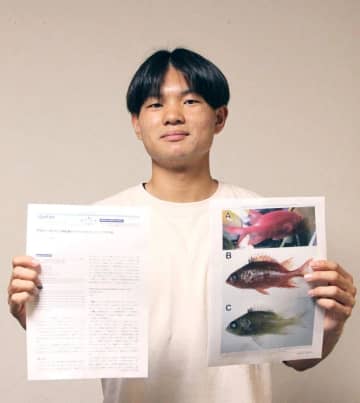 千葉の海に南国の魚？　中学生が発見「クラカケエビス」　千葉で初確認、北限記録を更新　論文も発表