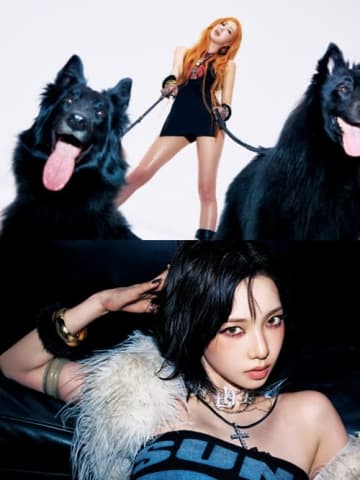 限界突破の“強烈ビジュアル”！aespa・カリナ＆ジゼル、新曲『Dirty Work』コンテンツで圧巻の存在感