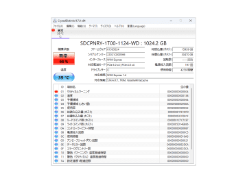 フリーのディスク健康チェックツール「CrystalDiskInfo」v9.7.0が公開／NVMe温度センサーをツールチップ表示するなどの機能強化