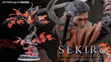 「SEKIRO: SHADOWS DIE TWICE」より主人公「狼」が1/7スケールスタチューで登場！コトブキヤショップ限定商品