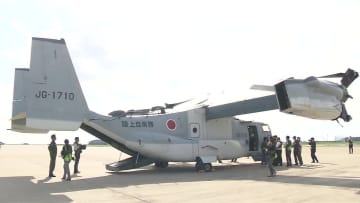「1機でも活動できる」陸上自衛隊オスプレイ佐賀空港配備で中谷防衛大臣「緊急事態に対応できるよう訓練している」