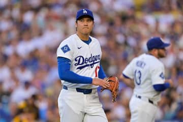 大谷登板時にブーイング発生　理由は判定「これは完全にスイング」　ネットもマチャド打席に不満