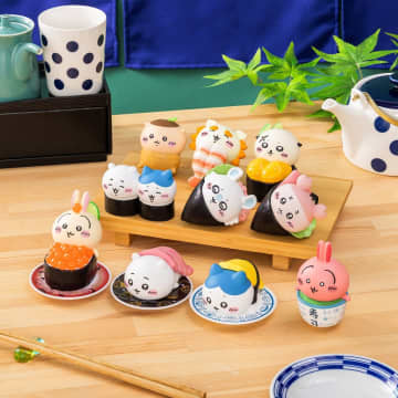 ちいかわたちがお寿司になっちゃった!? 「ちいかわ寿司 フィギュアコレクション」が6月27日発売決定全10種のブラインド仕様で販売予定