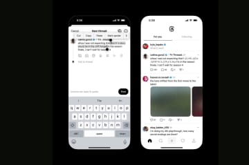 SNSアプリ「スレッズ」にネタバレ防止機能、テキストや画像にぼかし