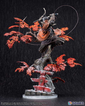 「SEKIRO: SHADOWS DIE TWICE」狼のスタチューがコトブキヤショップ限定で登場！破戒僧に飛び掛かる瞬間の気迫を1/7スケールで徹底再現