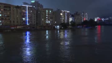 中国南部の広東省懐集県で洪水、住民7392人が避難