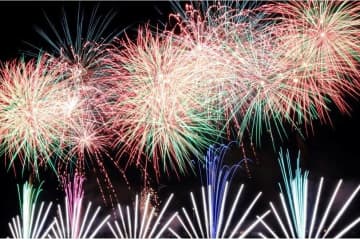 千葉「松戸花火大会2025」古ケ崎河川敷スポーツ広場から間近で観覧できる10,000発の花火