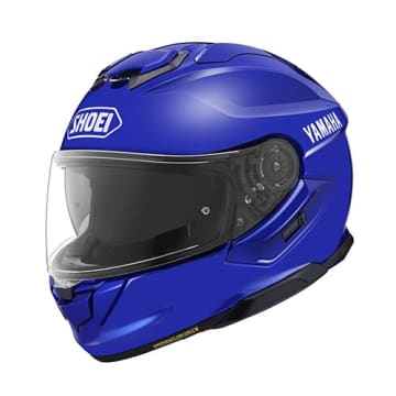 SHOEI×YAMAHA新作ヘルメット登場　ヤマハブルーで個性を主張