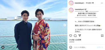 『めおと日和』なつ美がヤキモチ焼くのも無理ない？　戸塚純貴＆本田響矢オフショット