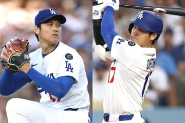 先発登板→１番打者、大谷翔平の“二刀流”にドジャー・スタジアム大歓声「東京シリーズを思い出す」米記者感慨