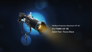 NANLITE、「FMマウントプロジェクションアタッチメント18°-36°」発表。プロフェッショナル向けの高精度なライトシェーピング