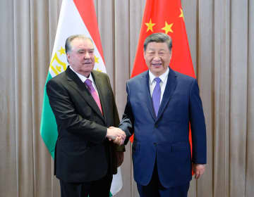 習近平主席、タジキスタン大統領と会見
