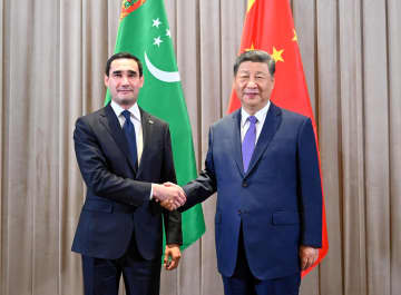 習近平主席、トルクメニスタン大統領と会見