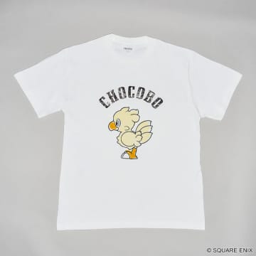 『FF』チョコボやサボテンダーが可愛いTシャツに！かすれた風合いのプリントもオシャレ