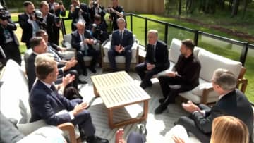 トランプ大統領不在で異例のG7に…ウクライナ討議行われまもなく閉幕　石破首相はゼレンスキー氏と対面では初の首脳会談