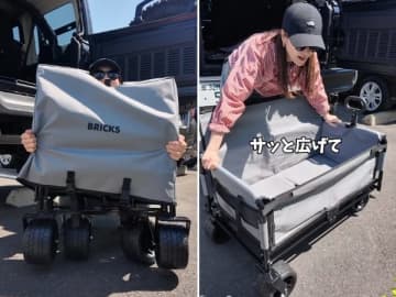 キャンプで大活躍！1台2役の便利なキャリーワゴンが革命的すぎた…！