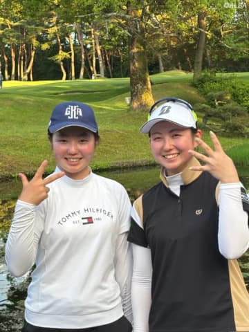 首位の姉・瑠来に負けじと妹・紗来は1打差3位　中澤姉妹がそろって好発進に成功