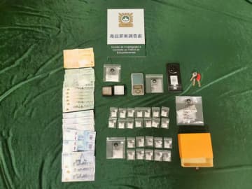マカオで同郷者相手に違法薬物密売…フィリピン人清掃工の男逮捕