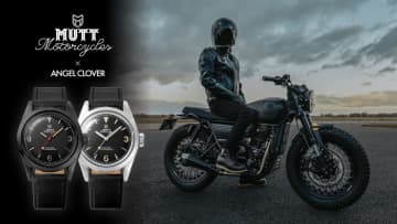バイクと腕時計が融合！MUTT×ANGEL CLOVER　レトロな新作2モデル登場