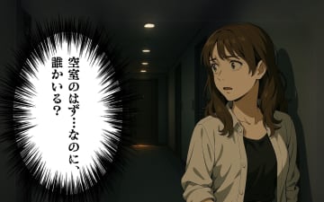 【漫画】誰も住んでいないはずの部屋から光が漏れている【100日後にタワマンを去る女 Vol.21】