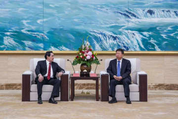 馬英九氏一行、福建省寧徳市を訪問